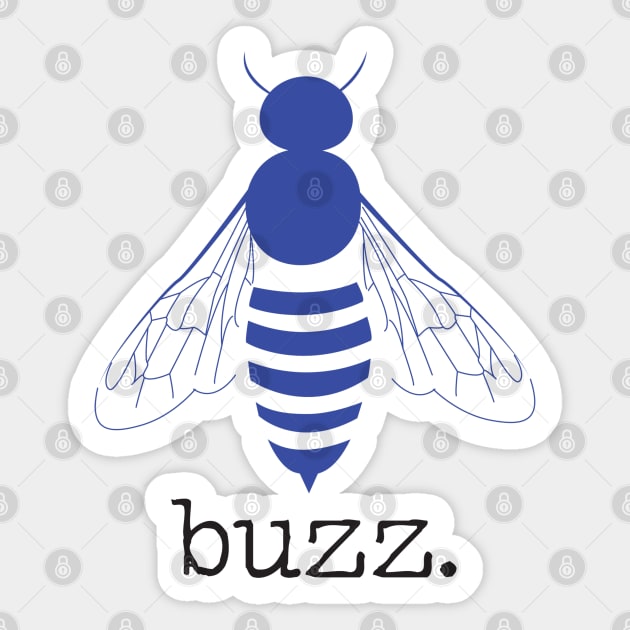 Buzz buzz Sticker by CloudWalkerDesigns